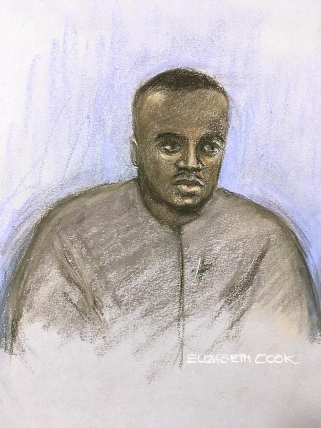 Benjamin Mendy during an earlier court appearance
