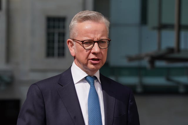 Secretary of State for Levelling Up, Housing and Communities Michael Gove