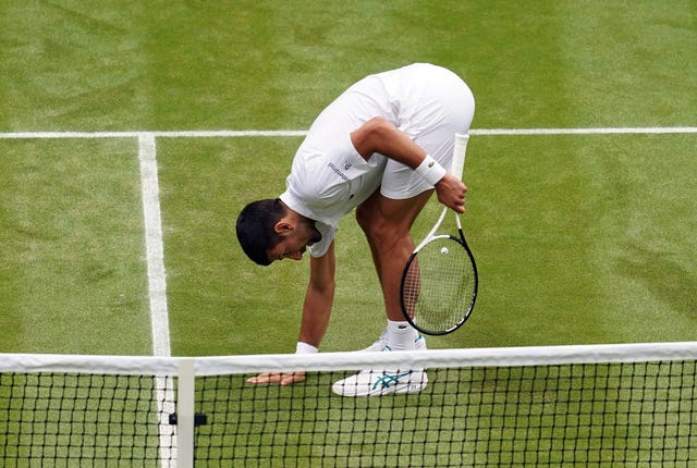 Novak Djokovic is back on his beloved Centre Court where he remains unbeaten in 10 years 