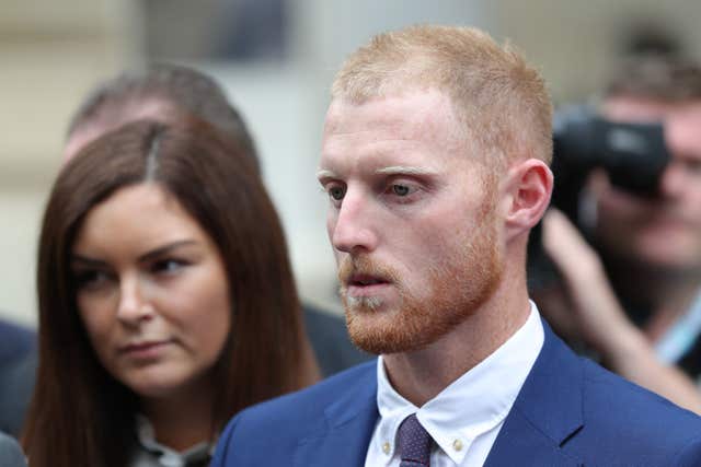 Ben Stokes was found not guilty of affray following his trial at Bristol Crown Court (Andrew Matthews/PA)