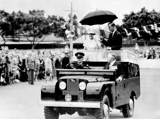 Queen Elizabeth II Land Rover display