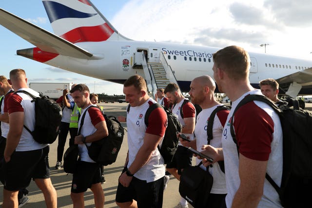 England Departure to Japan