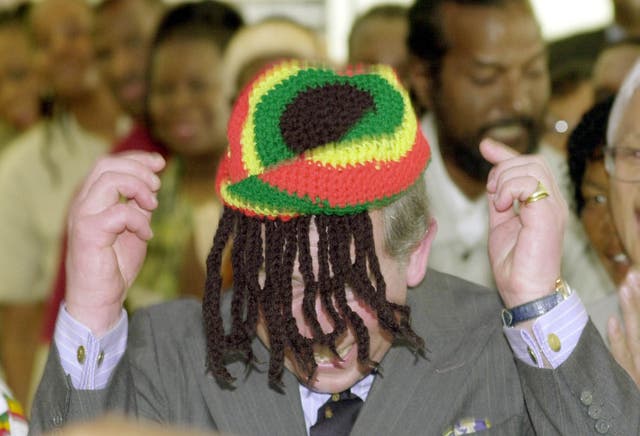 Charles during a visit to Jamaica in 2000