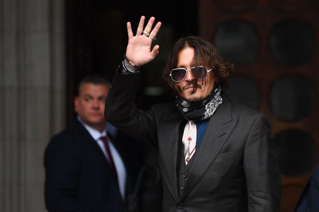 Actor Johnny Depp (Victoria Jones/PA)