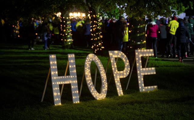 Darkness Into Light event