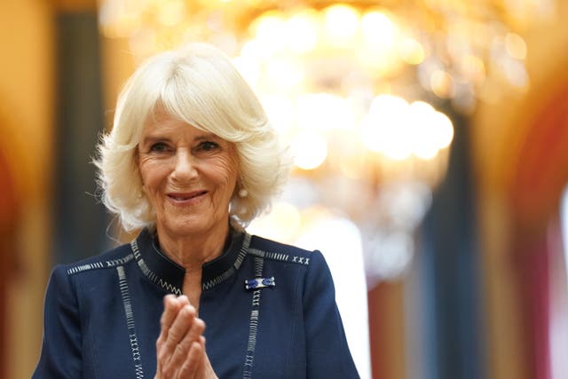 Camilla is expected to give a speech at the event in Buckingham Palace (Kirsty O’Connor/PA)