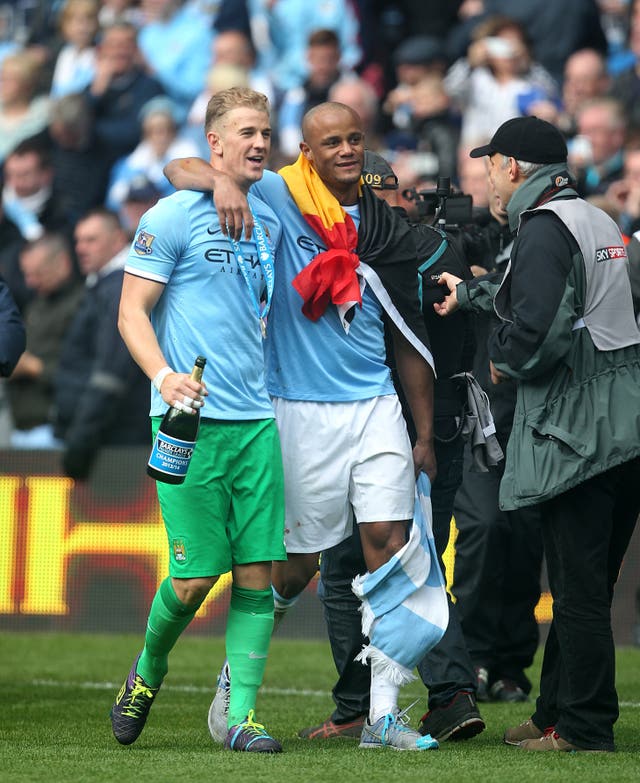 Vincent Kompany paid a fond farewell to his former team-mate.