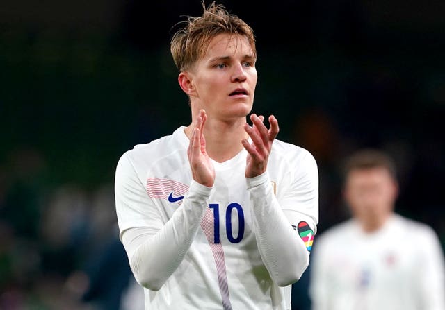 Odegaard captains Norway as well as Arsenal.