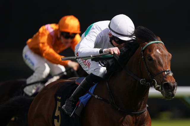 Torito ridden by Robert Havlin wins the Bet At racingtv.com Novice Stakes at Nottingham Racecourse