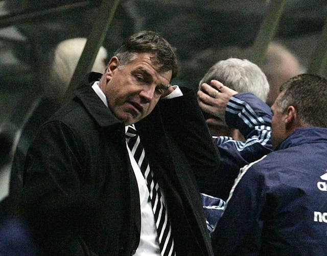 Allardyce lasted just a few months at Newcastle (Owen Humphreys/PA)
