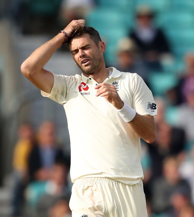 James Anderson missed the one-off Test against Ireland