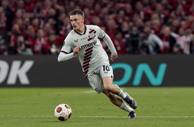 Bayer Leverkusen's Florian Wirtz