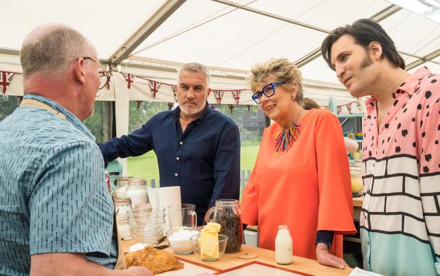 The Great British Bake Off judges 