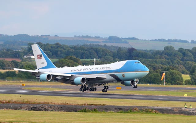 Air Force One (Andrew Milligan/PA)