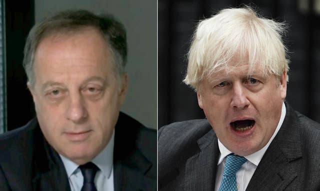 Boris Johnson and Richard Sharp