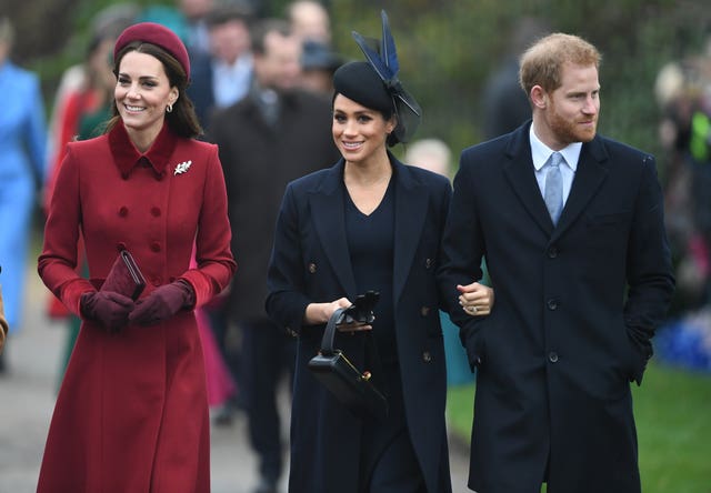 Royals attend Christmas Day Church service