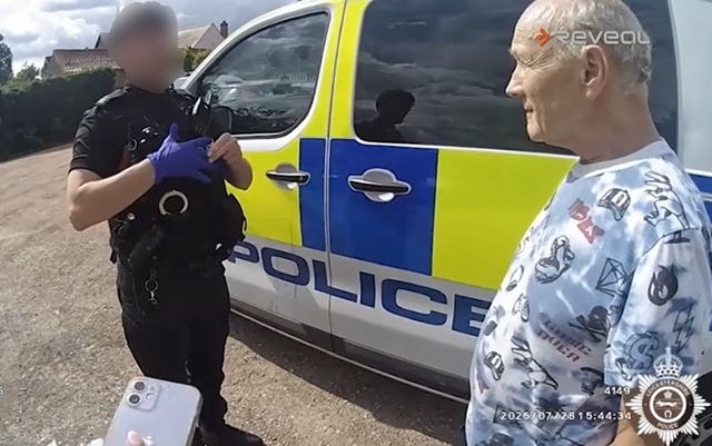 Jon Ruben during his arrest