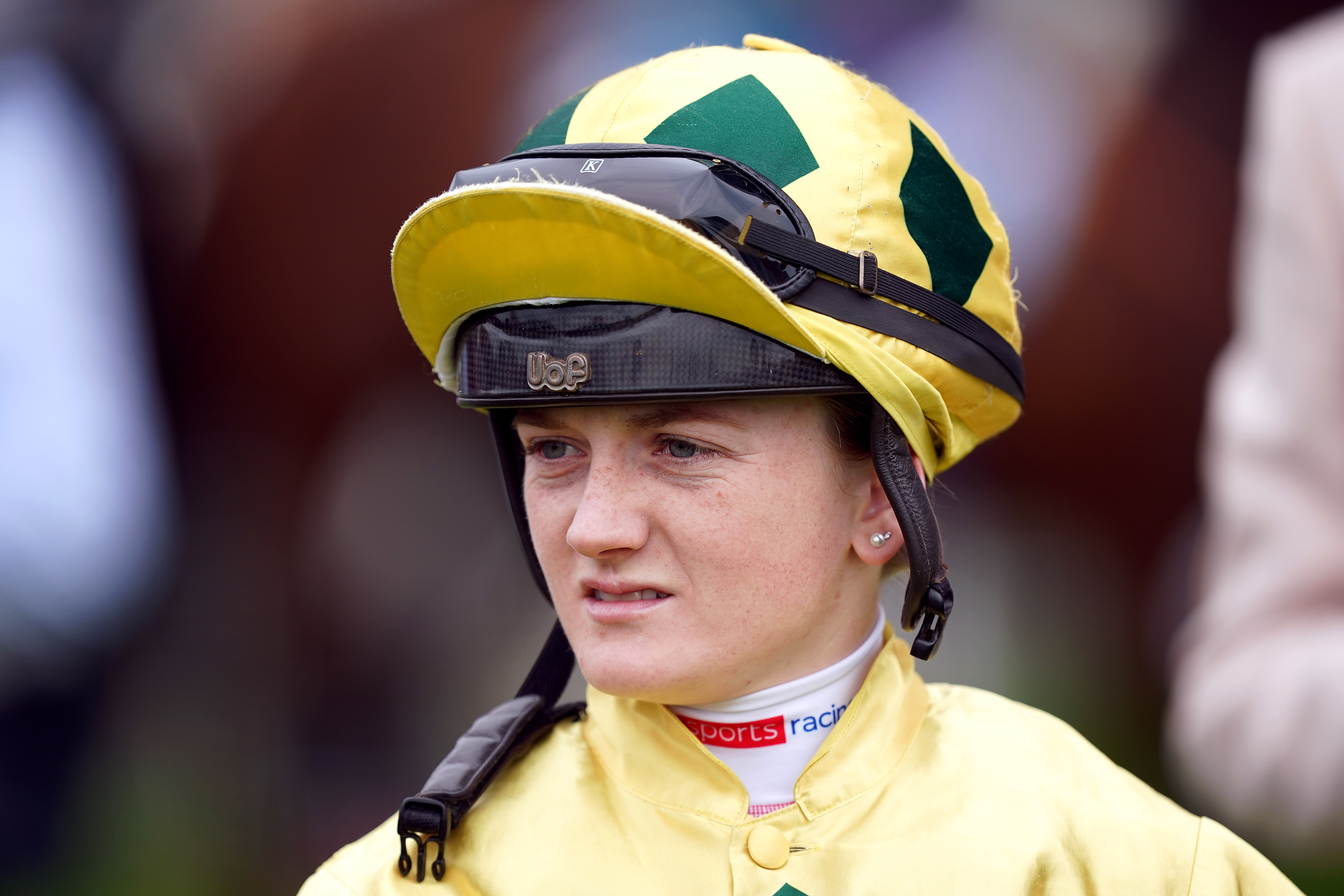 Hollie Doyle on day two of the Dante Festival 2023 at York Racecourse.