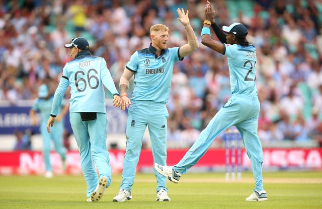 Ben Stokes, centre, and Jofra Archer will be eyeing up Australia scalps on Tuesday