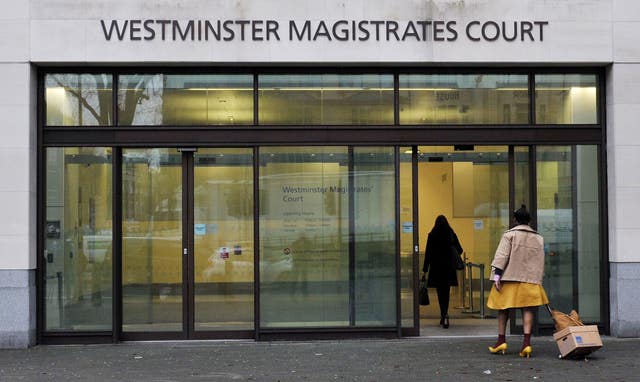 Westminster Magistrates’ Court stock