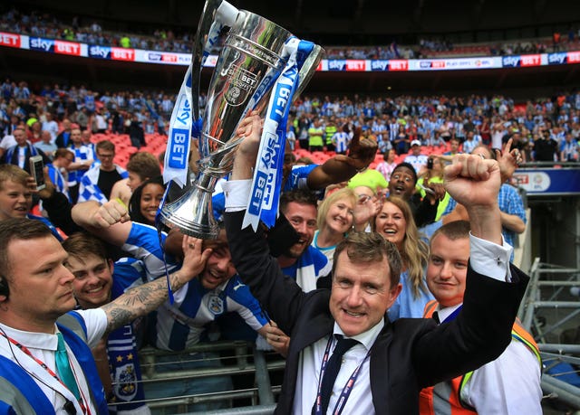 Huddersfield won promotion to the Premier League by beating Reading in the play-off final at Wembley in 2017