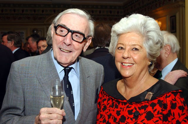 Betty Boothroyd with Eric Sykes