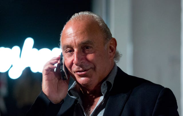 Retail mogul Sir Philip Green (Isabel Infantes/PA)