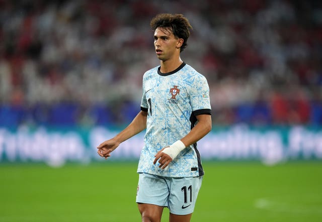 Joao Felix in action for Portugal at Euro 2024