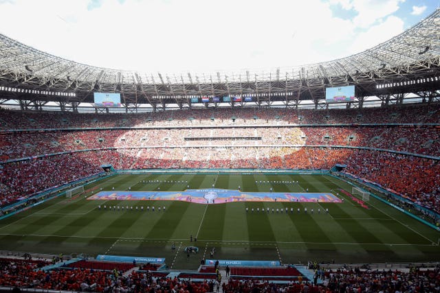 England can expect an intimidating atmosphere at the Puskas Arena on Thursday