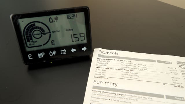 Energy bill and smart meter
