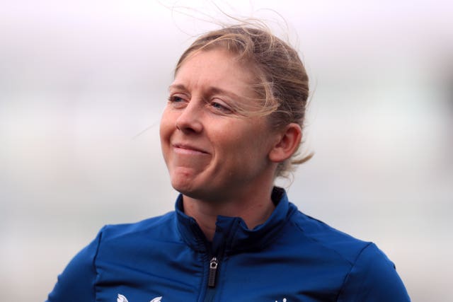 Heather Knight withdrew from a Women's Premier League stint last week (Bradley Collyer/PA)
