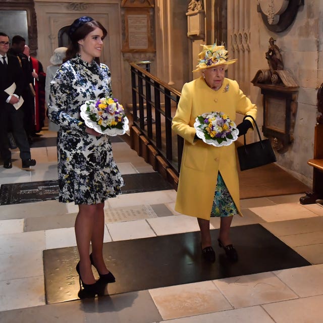 The Queen was joined by Princess Eugenie during last year's Royal Maundy service. Arthur Edwards/The Sun