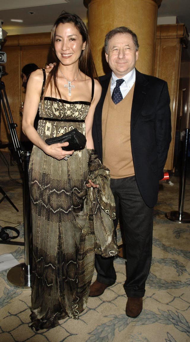 Michelle Yeoh and Jean Todt in 2006 