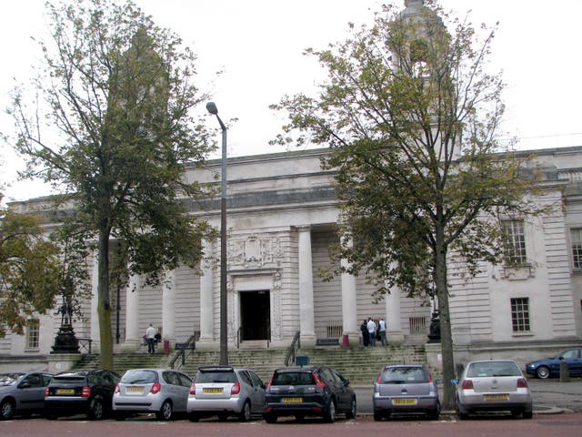 Cardiff Crown Court, where the trial is taking place (Antony Stone/PA)