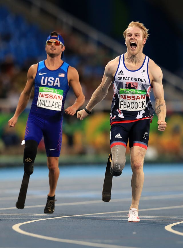 Jonnie Peacock won a second Paralympic gold medal in Rio
