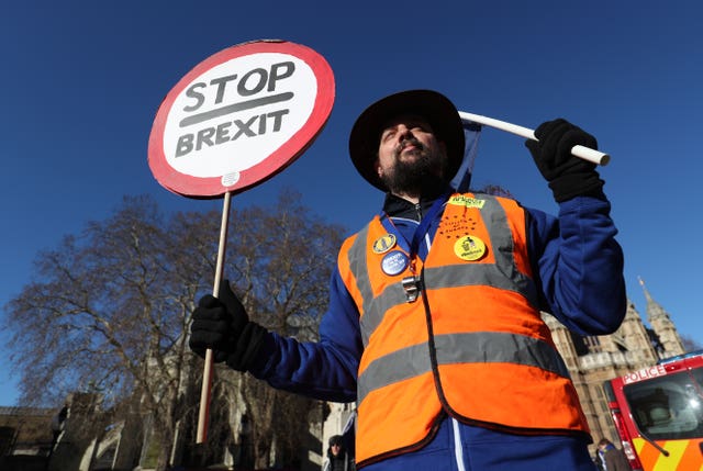 Brexit protest