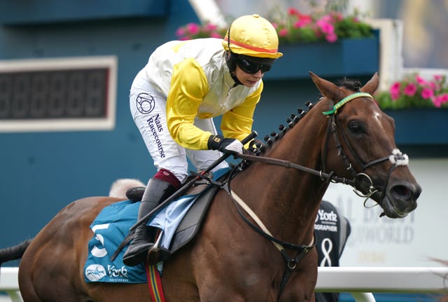 Kihavah winning the Queen Mother’s Cup at York 