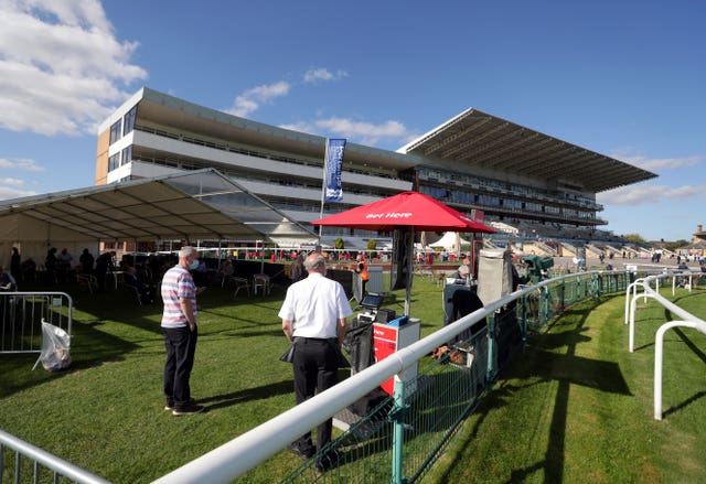 Limited amounts of racegoers attending the first day at Doncaster