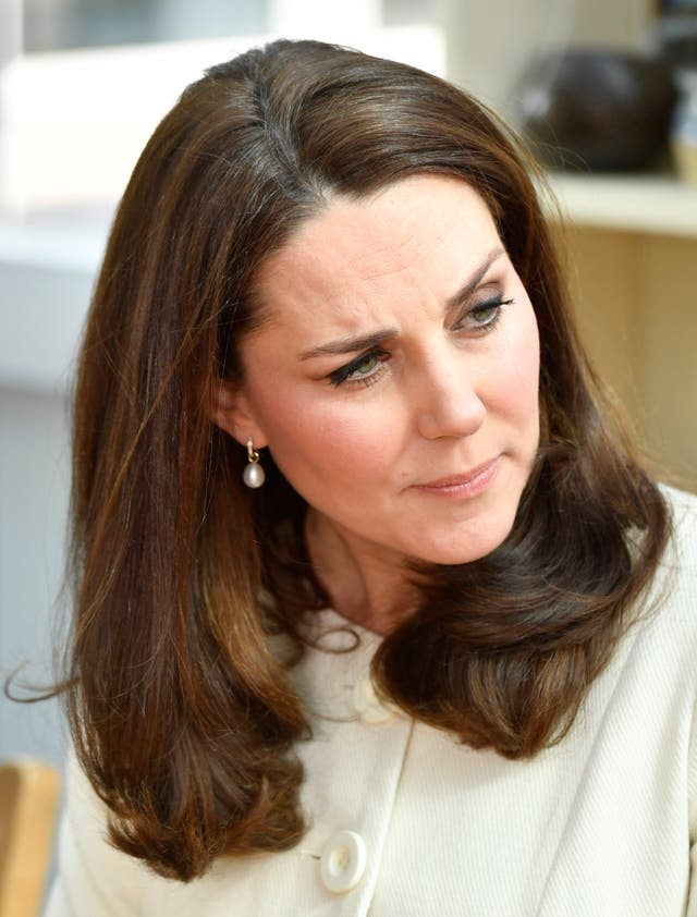 Kate has a great interest in, children's emotional health which is a priority at the school (Arthur Edwards/The Sun/PA)