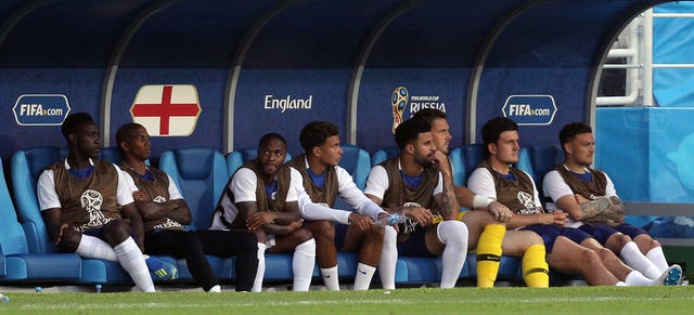 With qualification for the next round secured, boss Gareth Southgate then made nine changes for England's concluding group game against Belgium. A 1-0 loss meant they finished second – and avoided a possible meeting with Brazil in the quarter-finals (Owen Humphreys/PA).