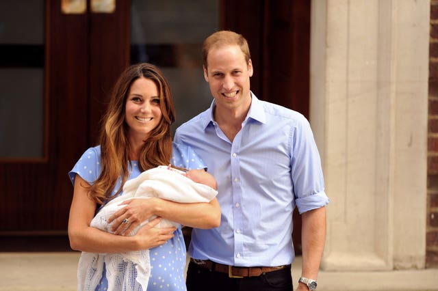 William and Kate with baby Prince George 