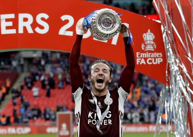 James Maddison helped Leicester lift the FA Cup