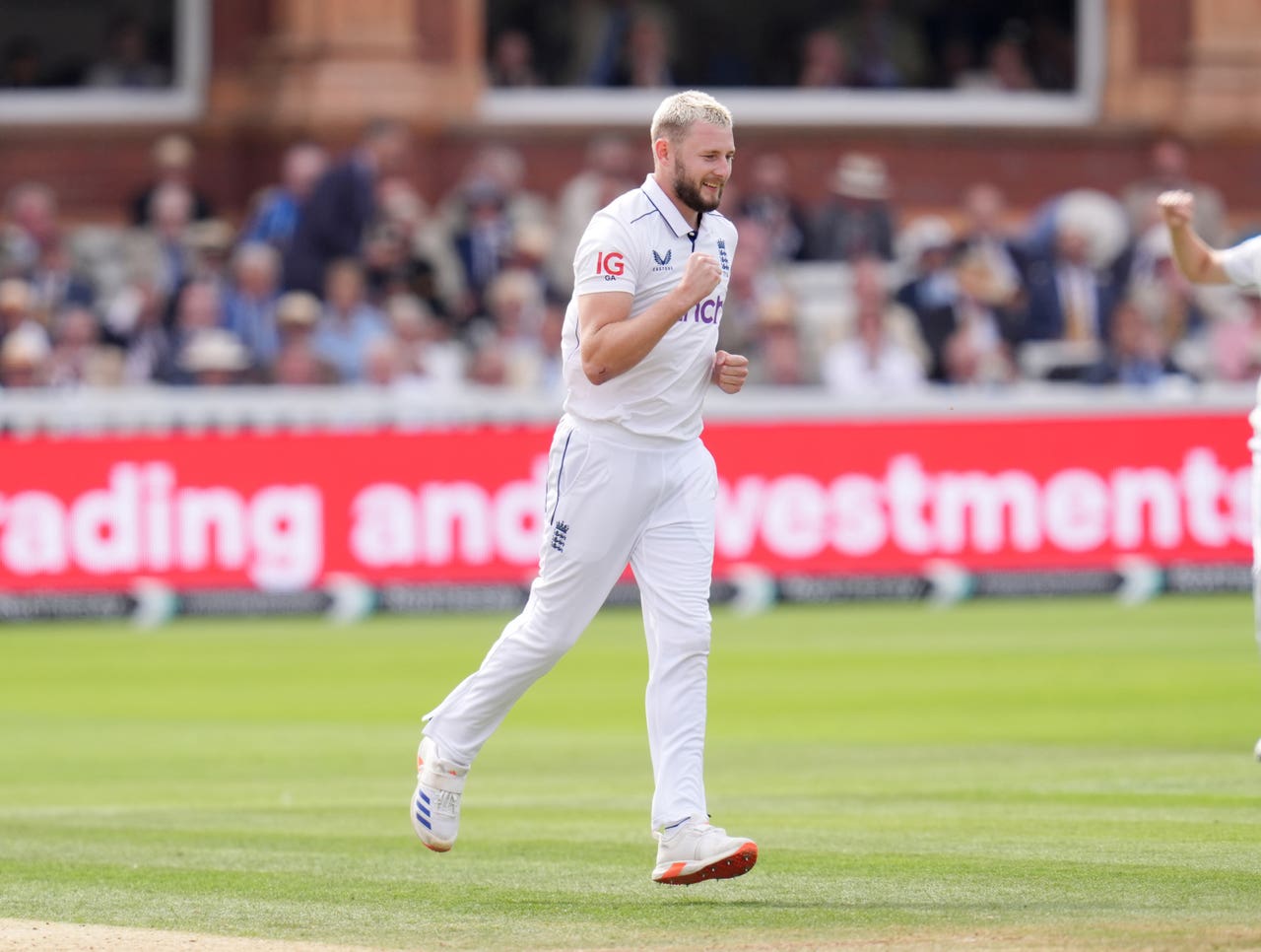 Gus Atkinson follows maiden century with two wickets as England