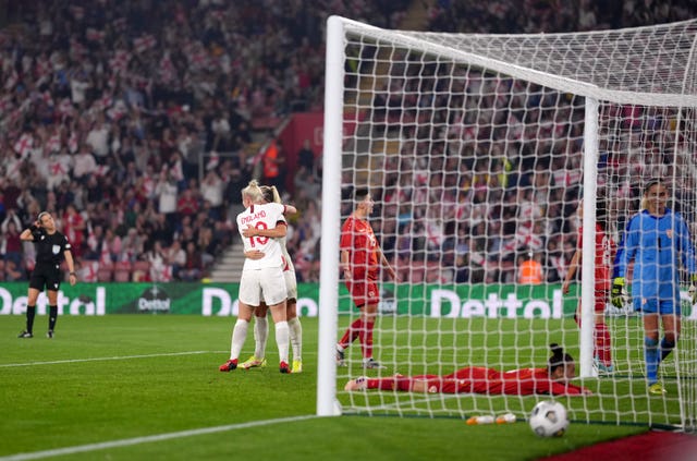 Two own-goals helped England Women start life under new boss Sarina Wiegman with an 8-0 win over Macedonia at St Mary's