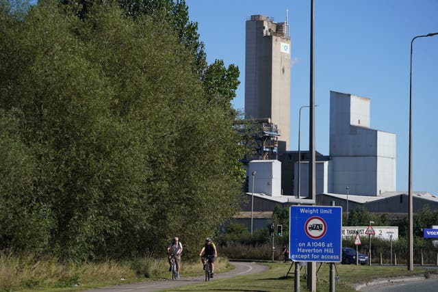 The CF Fertilisers plant in Billingham, Cleveland 