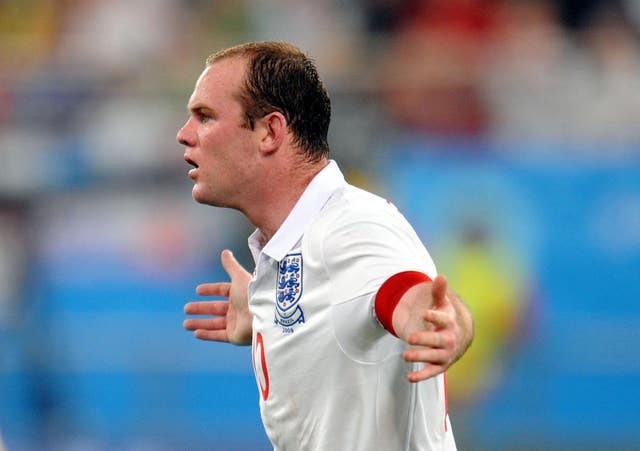 Captains the Three Lions for the first time in a 2009 friendly defeat to Brazil in Qatar.