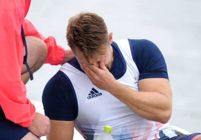 Great Britain’s Robert Oliver shed tears in Tokyo
