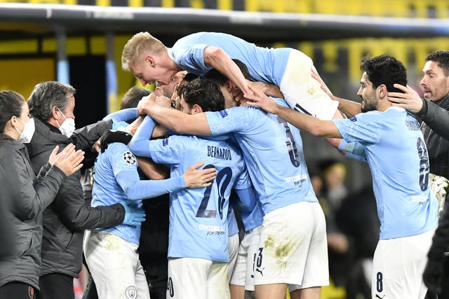 City enjoyed a memorable win over Dortmund in midweek