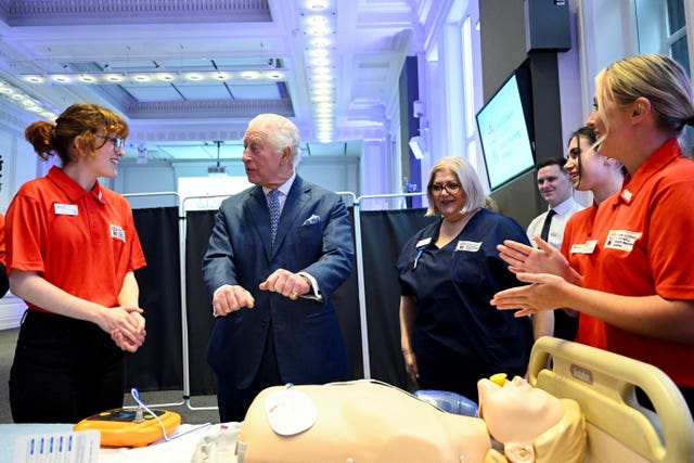 Royal visit to the Royal College Of Nursing