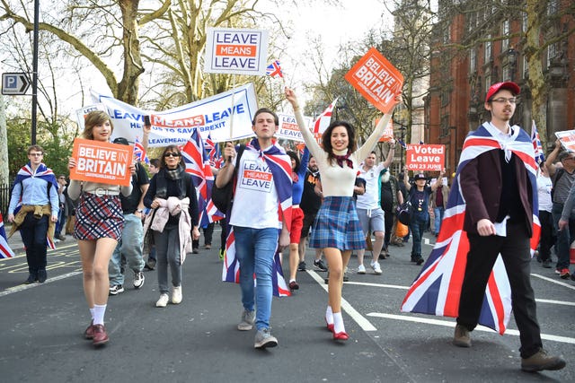 Brexit protest